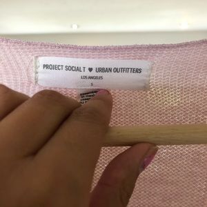 Urban outfitter pink wrap shirt